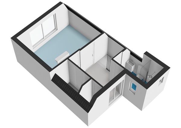 Floor plan - Kerkstraat 46A, 1017 GM Amsterdam 